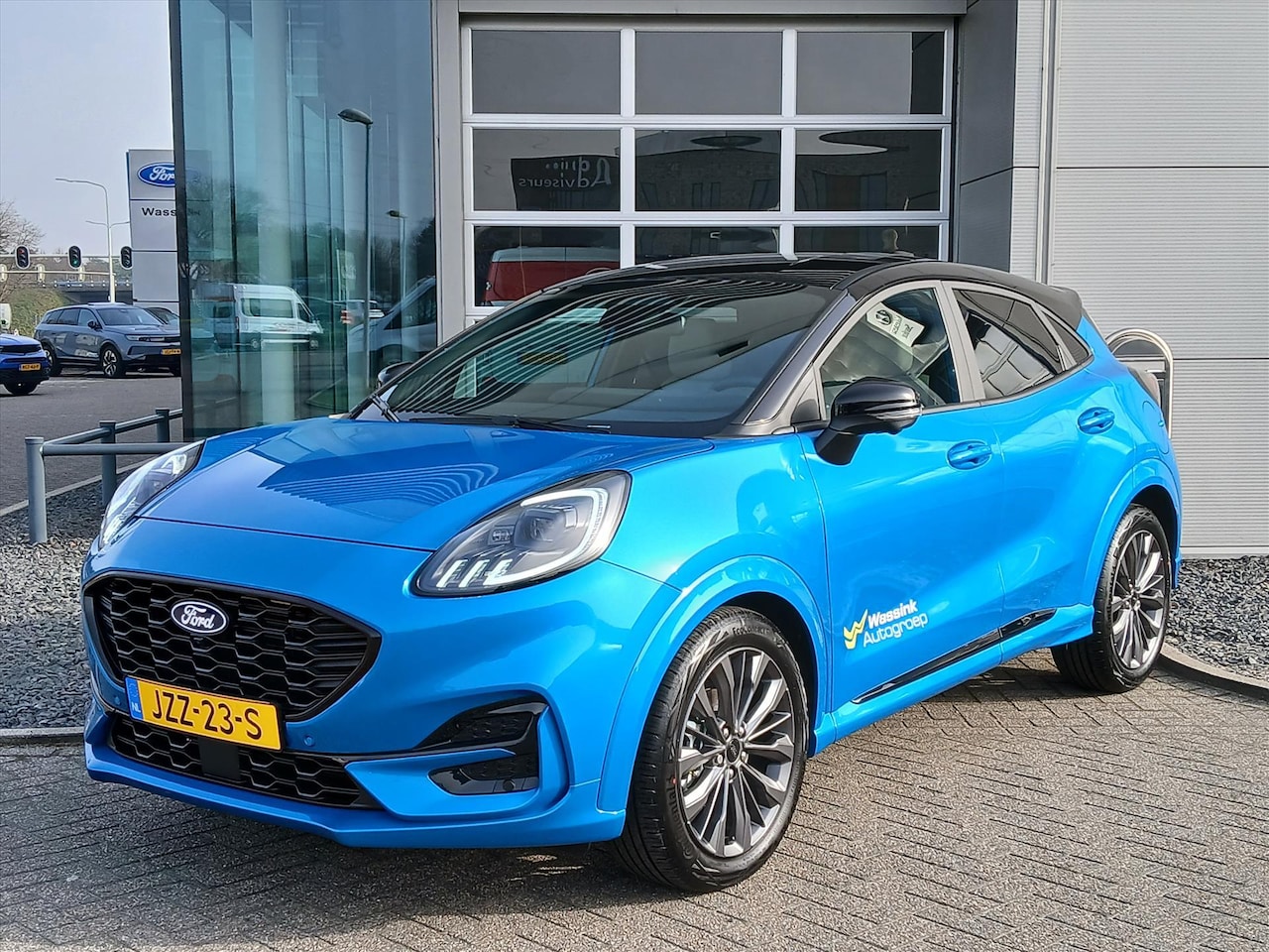 Ford Puma - 1.0i Ecoboost Hybrid 125pk Aut Sound Edition | 18 inch licht metalen velgen | Navigatie | - AutoWereld.nl