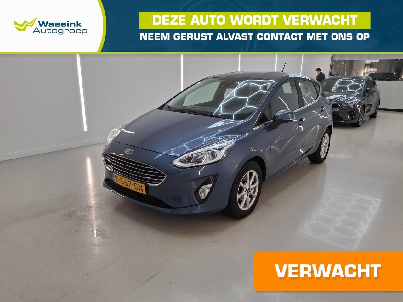 Ford Fiesta - 1.0 EcoBoost 100pk 5dr Titanium | Navigatie By app | Licht metalen velgen | Airco | - AutoWereld.nl