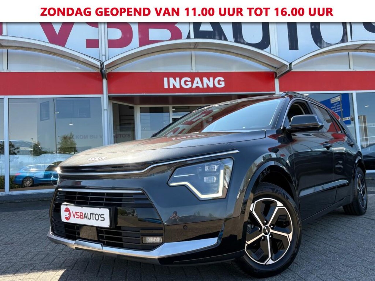 Kia Niro - 1.6 GDI HYBRID 141PK AUT. DYNAMIC-PLUS-LINE SCHUIFDAK NAVI CAMERA HEAD-UP AIRCO LMV PDC - AutoWereld.nl