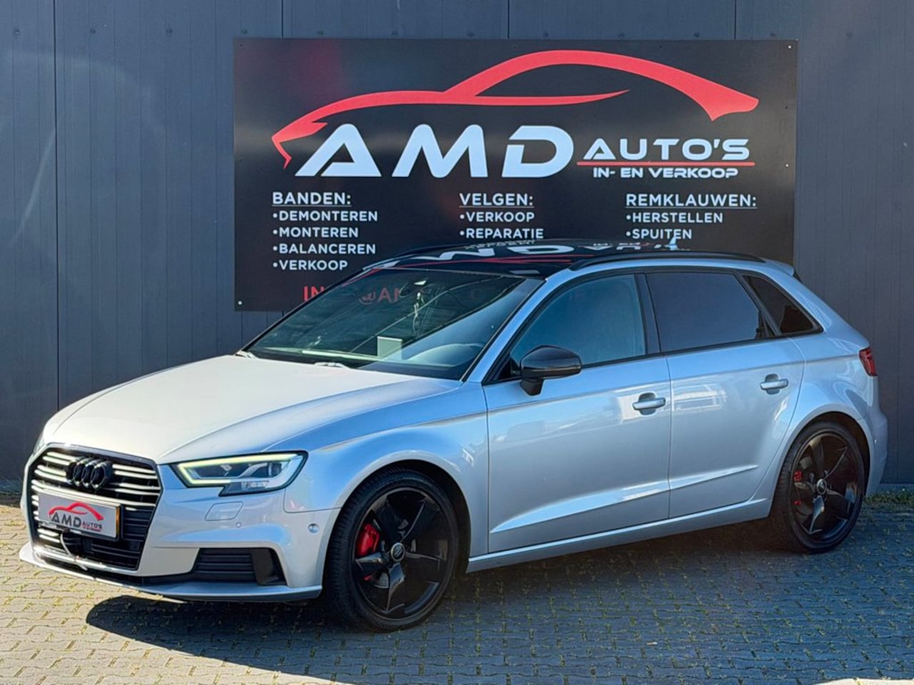 Audi A3 Sportback - 1.4 TFSI CoD Sport S Line Edition |Nap|Pano|Dodehoek Detector|Automaat|Keyless|Boekjes| - AutoWereld.nl