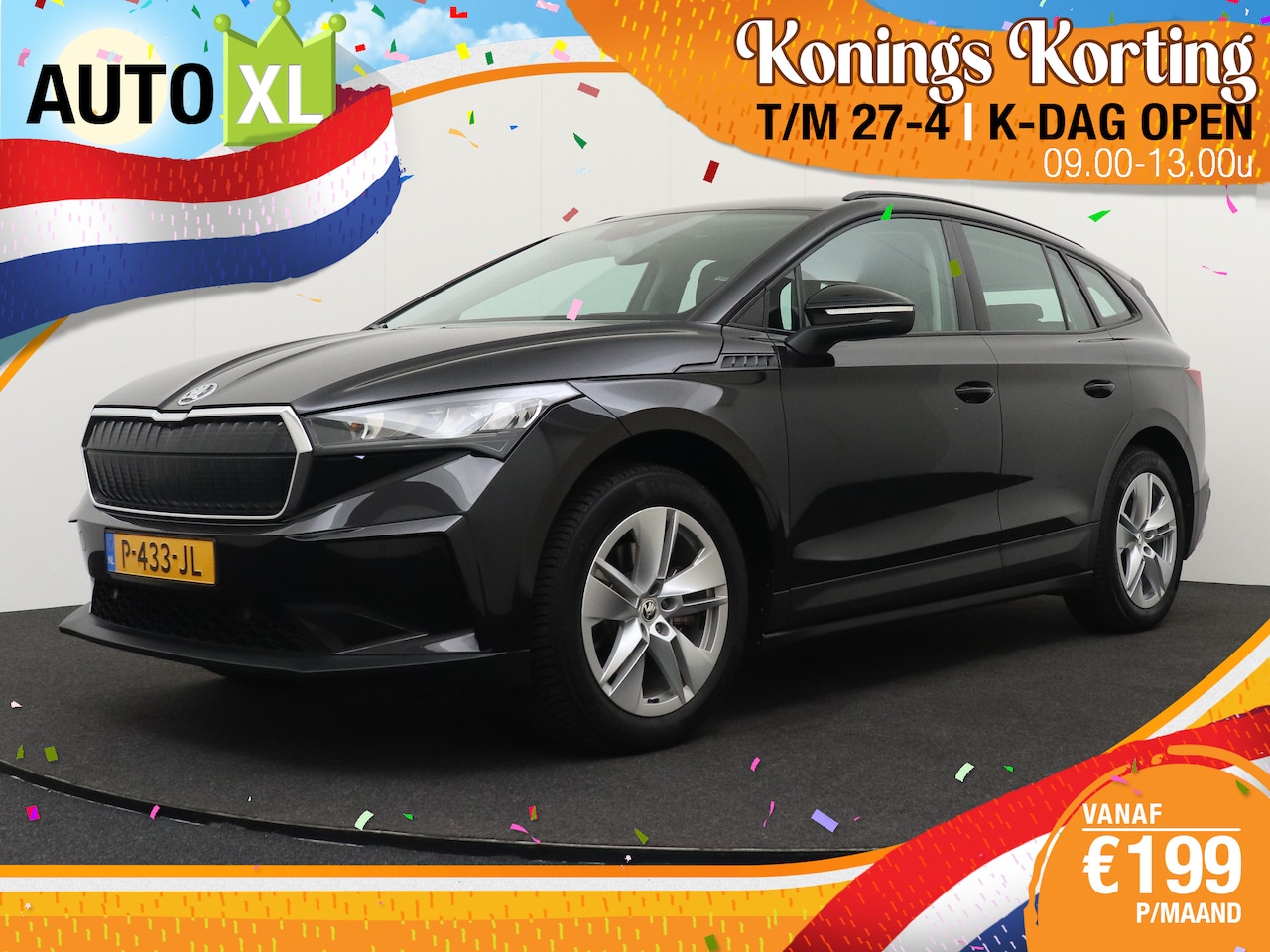 Skoda Enyaq iV - 60 (SOH 93%) Sport-Pakket Half-Leder/Sportstoelen Adap.Cruise - AutoWereld.nl