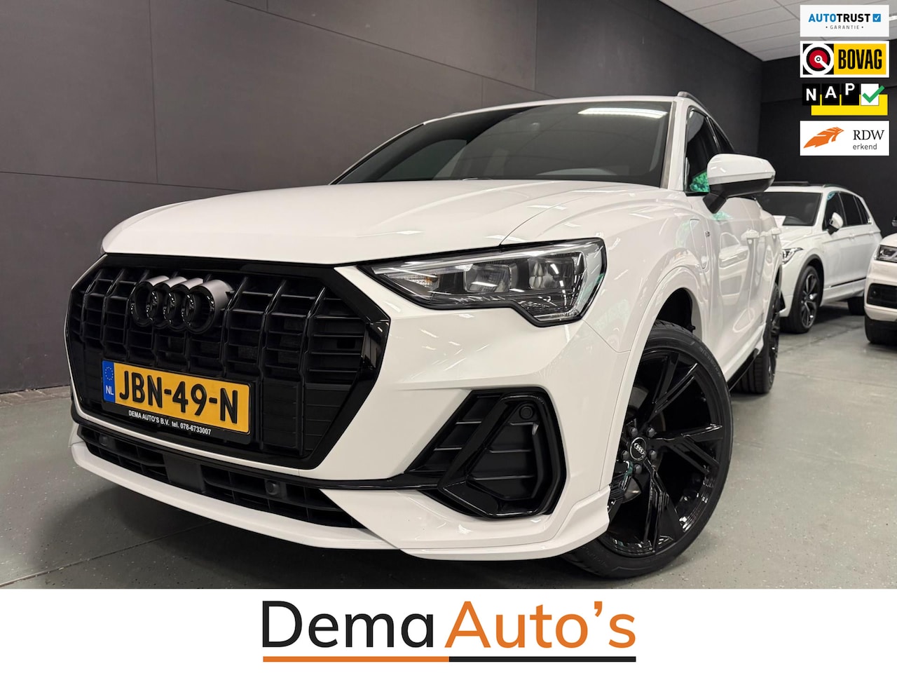 Audi Q3 - 45 TFSI e S edition S-LINE BLACK-LINE 20''SOH-TEST/ NAVI/V-COCKPIT/DAB/ECC/PDC/CRUISE/// - AutoWereld.nl