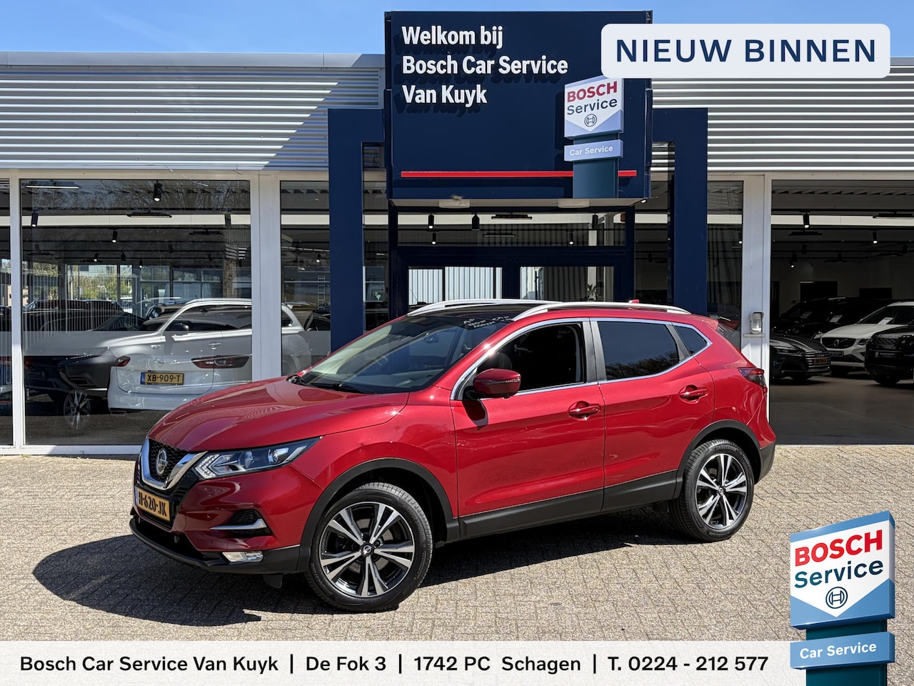 Nissan Qashqai - 1.3 DIG-T N-Connecta / NL-Auto / 1e-Eigenaar / Panodak / 360°-Camera / Cruise-Control / Cl - AutoWereld.nl