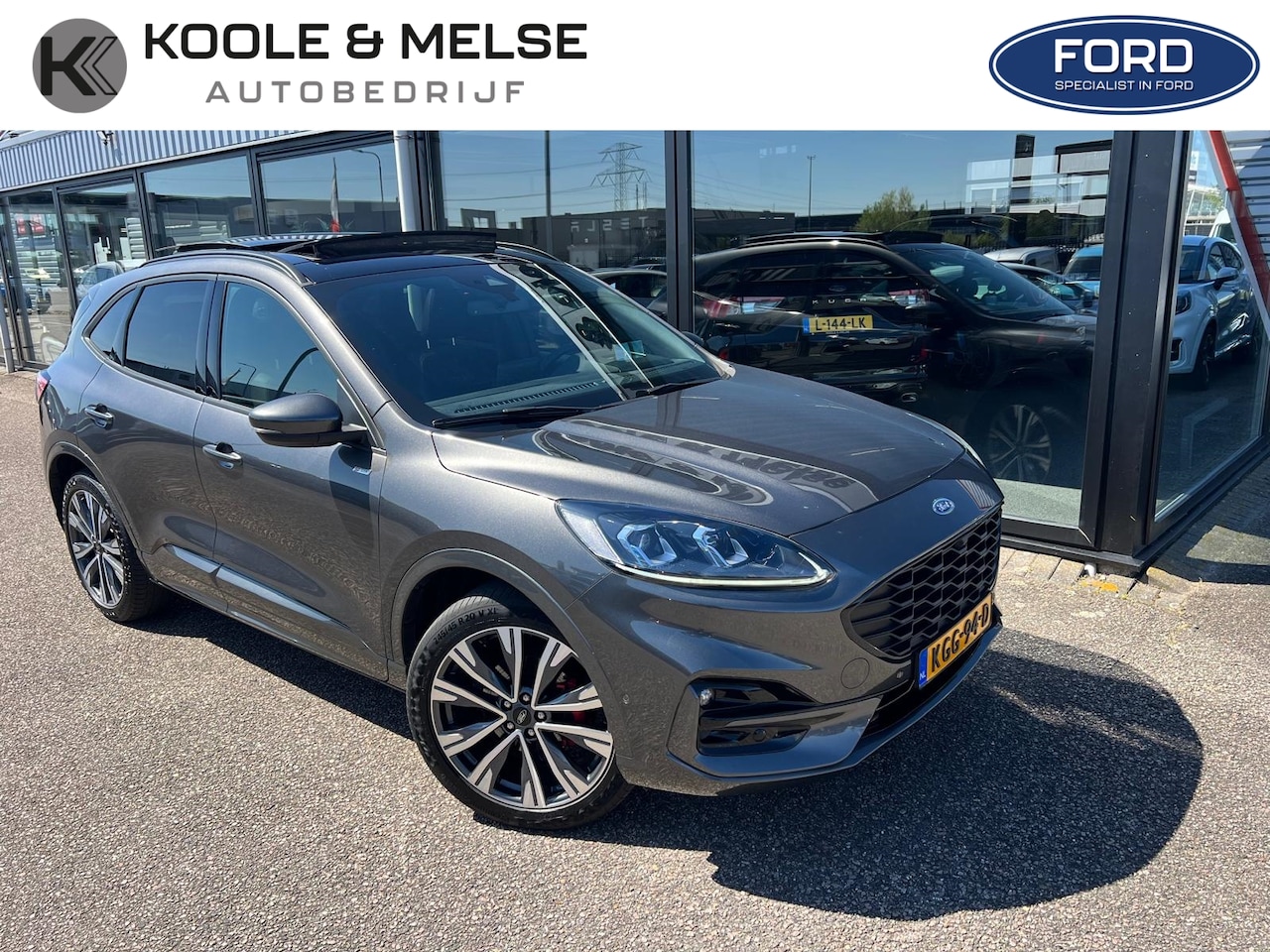 Ford Kuga - 2.5 PHEV e-CVT 225pk ST-Line X ,20inch VELGEN PANODAK , TREKHAAK , WINTERPACK , ADAPTIVE C - AutoWereld.nl