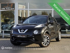 Nissan Juke - ELEKTRISCH GLAZEN PANORAMADAK LEDEREN INT FULL OPTIONS TEKNA AUT. 1.6 DIG-T NAVI PANO