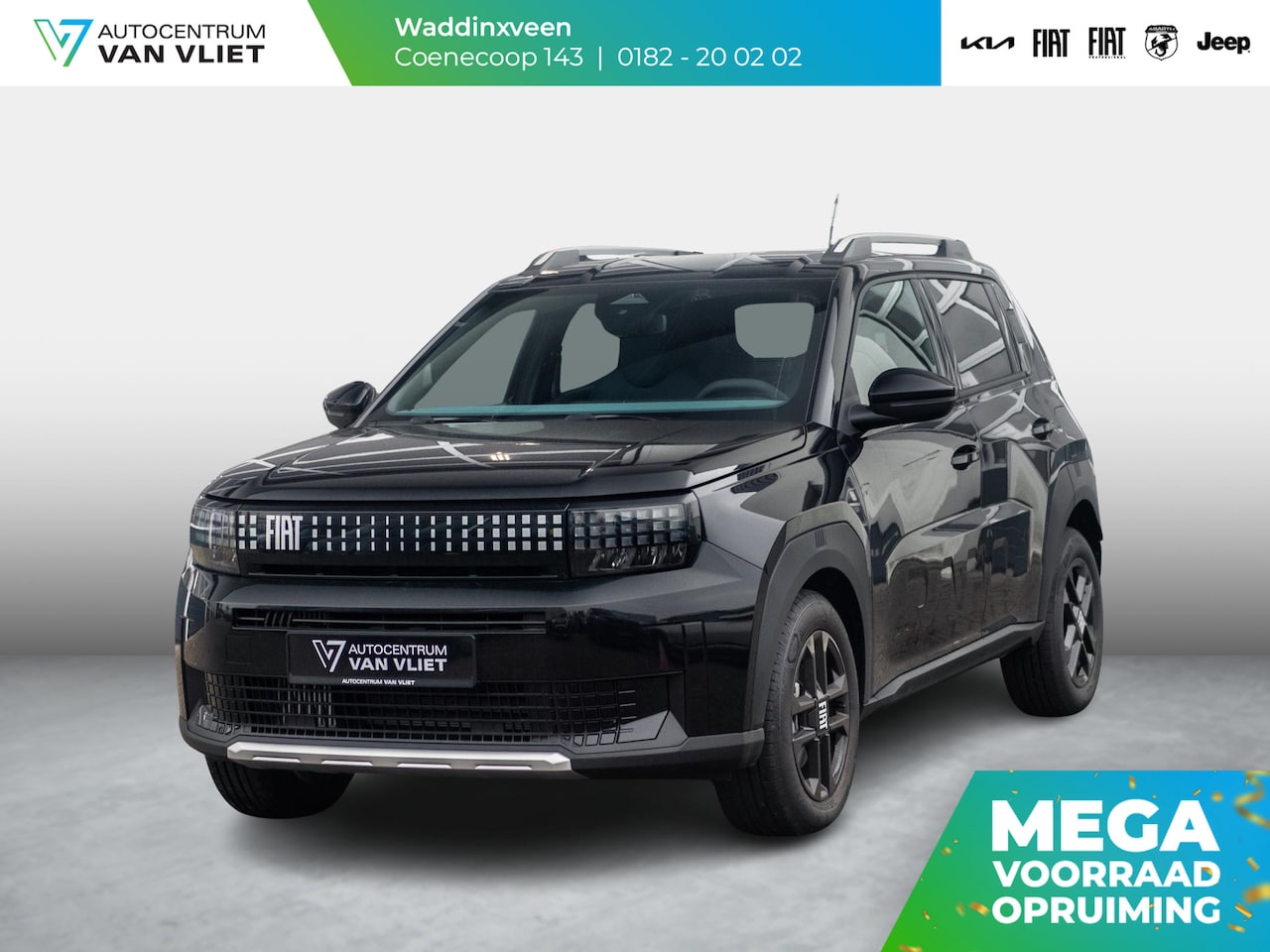 Fiat Grande Panda - 1.2 Hybrid Edizione Nero | Automaat | PDC | Airco | Apple Carplay | Cruise | Pack Style |1 - AutoWereld.nl