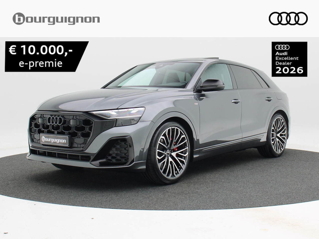 Audi Q8 - Pro Line S Competition 60 TFSI e | 490 PK | Sportstoelen plus | Leder Valcona interieur | - AutoWereld.nl