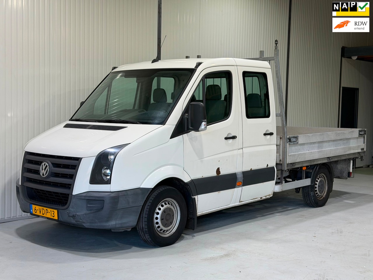 Volkswagen Crafter - 30 2.5 TDI L2 DC PICKUP - 7 PERSOONS - TREKHAAK - AIRCO - CRUISE. - AutoWereld.nl