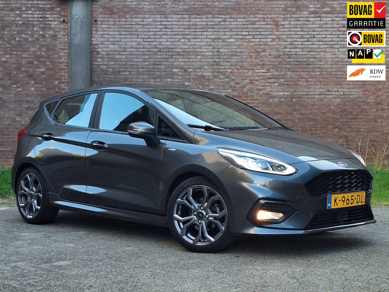 Ford Fiesta - 1.0 EcoBoost Hybrid ST-Line 1.0 EcoBoost Hybrid ST-Line, climat, cruise, carplay, LM Velgen, ned.auto. - AutoWereld.nl