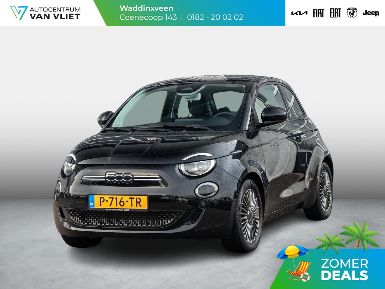 Fiat 500e - Icon 42 kWh | Carplay | Navigatie | Climate Control | Cruise Control | SOH 93.6% - AutoWereld.nl