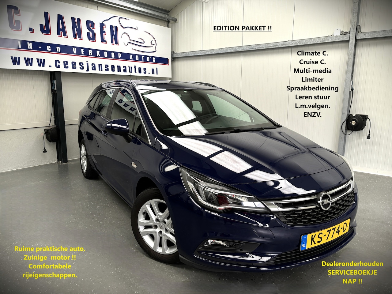 Opel Astra Sports Tourer - 1.0 Edition MOOI !!! | Climate control | Cruise control | Edition+ pakket - AutoWereld.nl