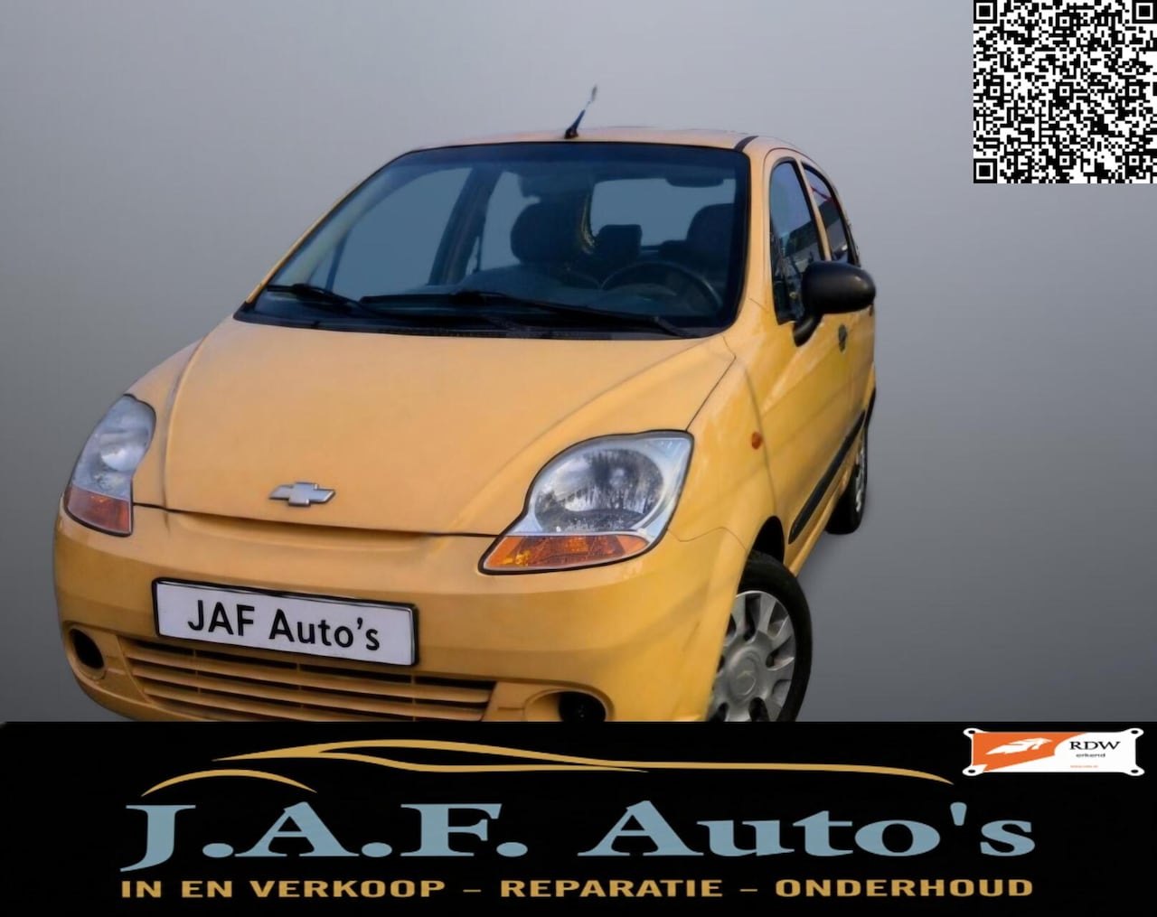 Chevrolet Matiz - 0.8 5drs Airco zeer zuinig! 129xxxKM! - AutoWereld.nl