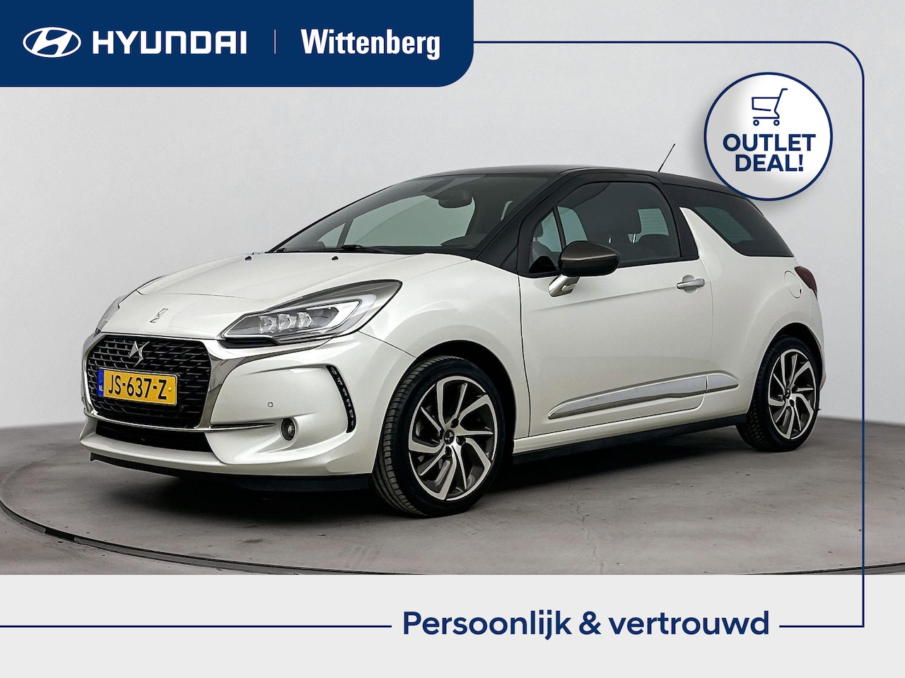DS 3 - 1.2 PURETECH SO CHIC | TWO TONE | PARELMOER | CHIQUE | 16'' LM VELGEN | LAGE KMSTAND! | UN - AutoWereld.nl