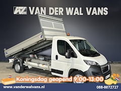 Peugeot Boxer - 2.2 BlueHDi 140pk Kipper Open Laadbak Euro6 Bijrijdersbank Bluetooth telefoonvoorbereiding