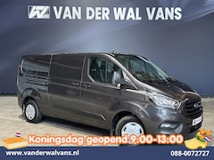 Ford Transit Custom - 2.0 TDCI 131pk L2H1 Euro6 Airco | Navigatie | Apple Carplay | LED | 2800kg Trekhaak | Crui