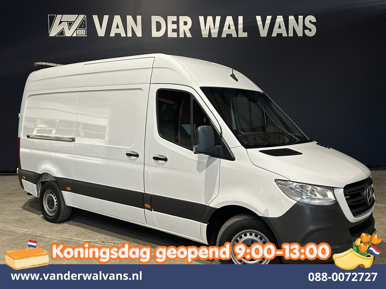 Mercedes-Benz Sprinter - 316 CDI 164pk 3500kg Trekhaak L2H2 Inrichting Euro6 Airco | Camera | Apple Carplay | Cruis - AutoWereld.nl