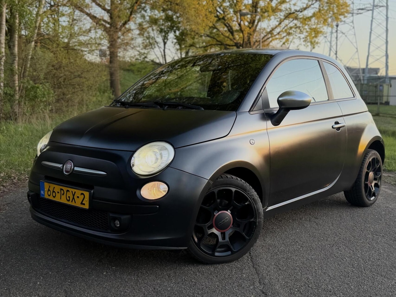 Fiat 500 - 0.9 TwinAir Blackjack Xenon Leder Clima NAP ✅ - AutoWereld.nl