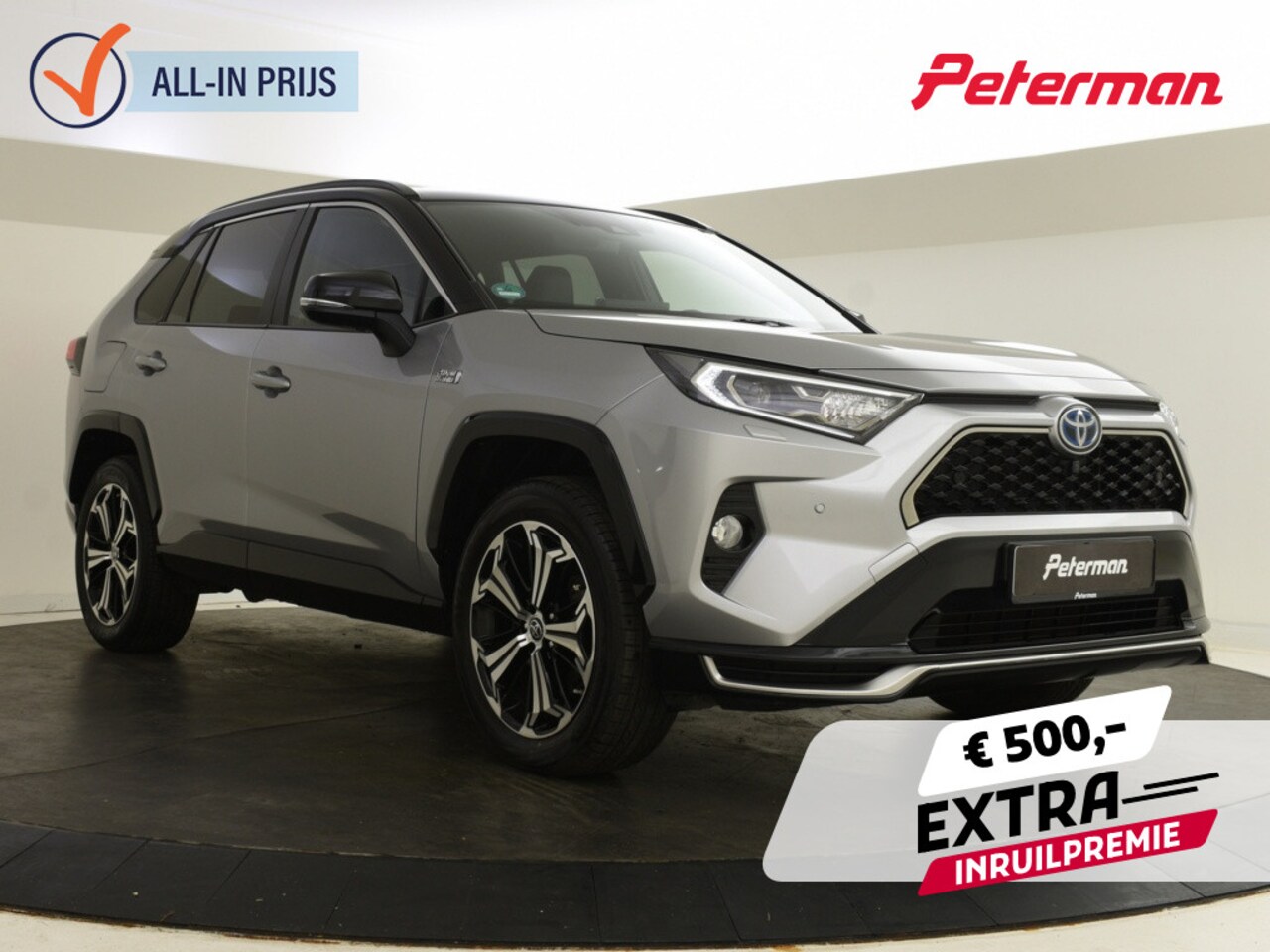 Toyota RAV4 - 2.5 Plug in Hybrid AWD Bi-Tone | JBL | Head-up | 360 Camera | - AutoWereld.nl