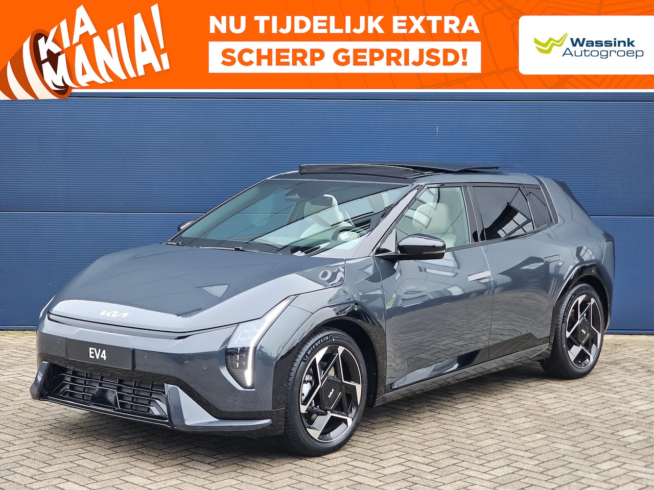 Kia EV4 - 81,4 kWh 204PK GT-Line | Navigatie | Stoelverwarming | Parkeersensoren | Parkeercamera | L - AutoWereld.nl