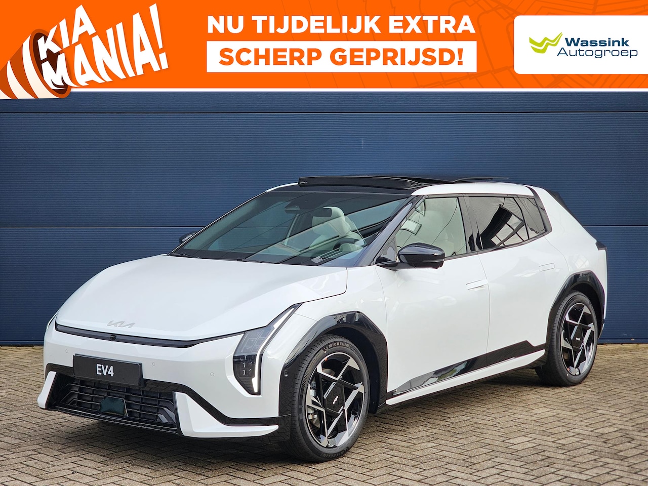 Kia EV4 - 81,4 kWh 204PK GT-PlusLine | Navigatie | Stoelverwarming | 360 camera | Parkeersensoren | - AutoWereld.nl