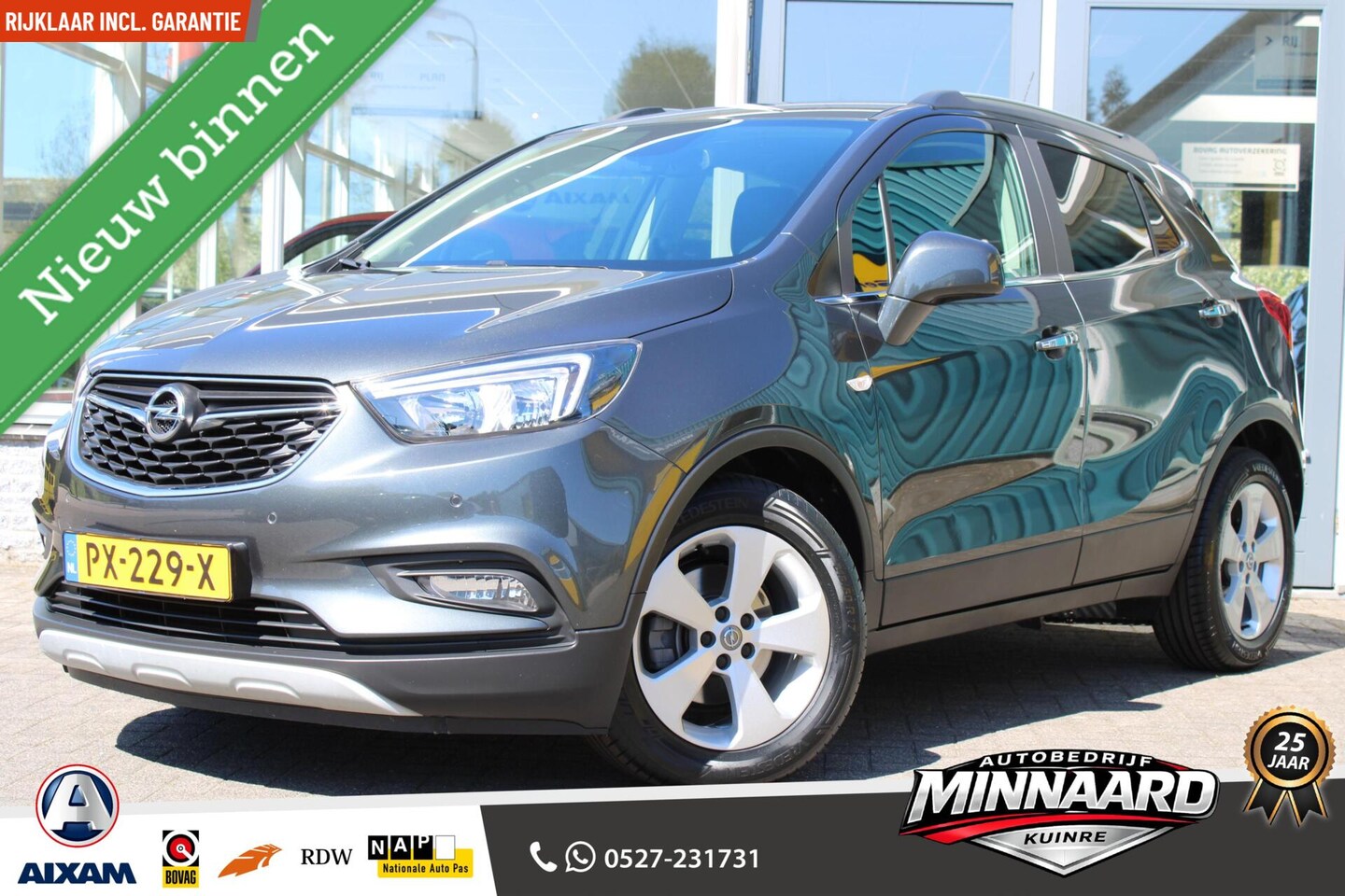 Opel Mokka X - 1.4 Turbo Business+Automaat |Stuur/Stoel Verw|Trekhaak|PDC|LED|Climate| - AutoWereld.nl