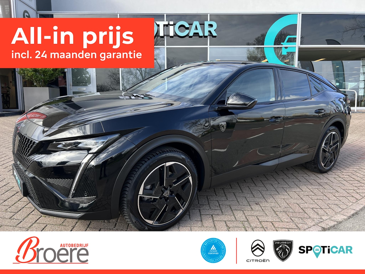 Peugeot 408 - 1.6 HYbrid 225 EAT8 Automaat GT Elektrische achterklep - AutoWereld.nl