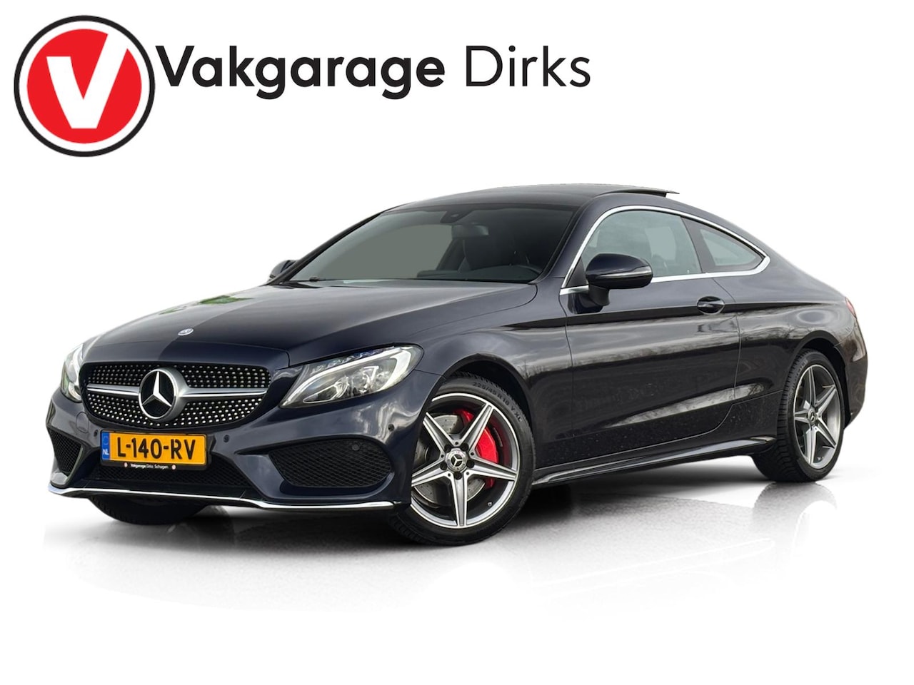 Mercedes-Benz C-klasse Coupé - 250 Aut9 AMG Premium ✅ Pano ✅ LED ✅ Stoelverwarming - AutoWereld.nl