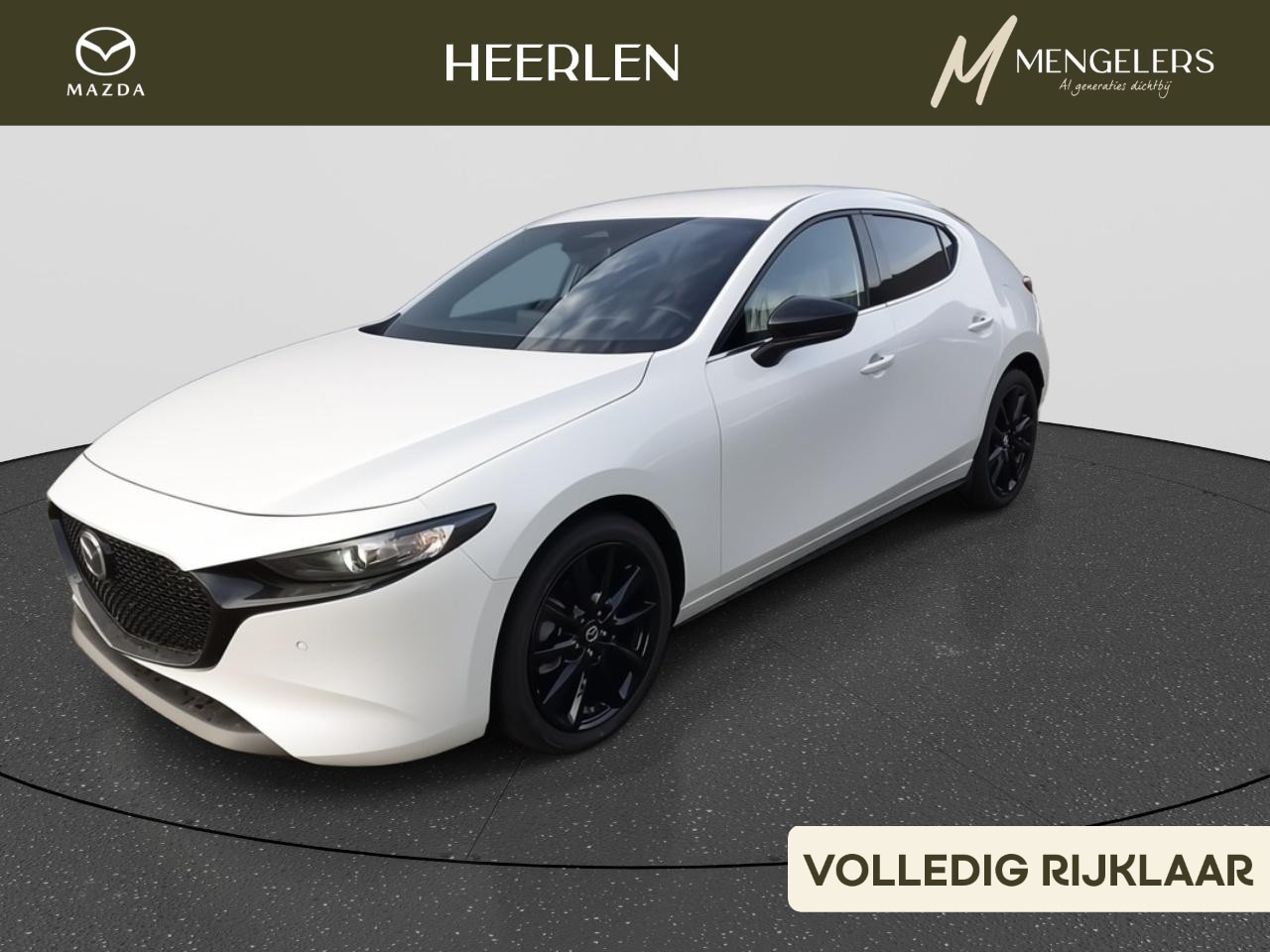 Mazda 3 - 2.5 e-SkyActiv-G M Hybrid 140 Homura Mengelers actieprijs: € 34.890,00* - AutoWereld.nl