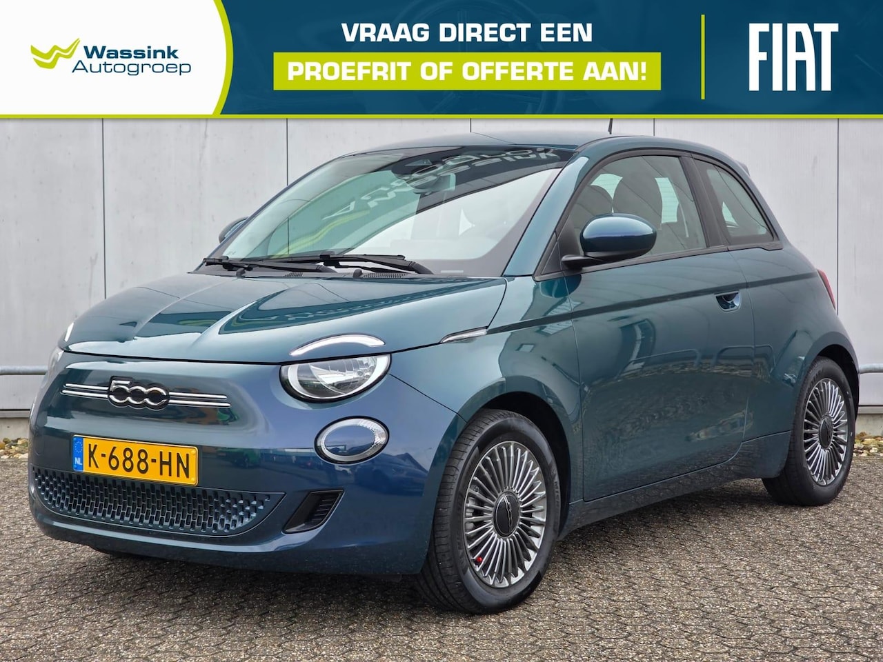Fiat 500 - 42kWh 118pk Icon | Navigatie | SOH 92 % I Bluetooth | Cruise Control - AutoWereld.nl