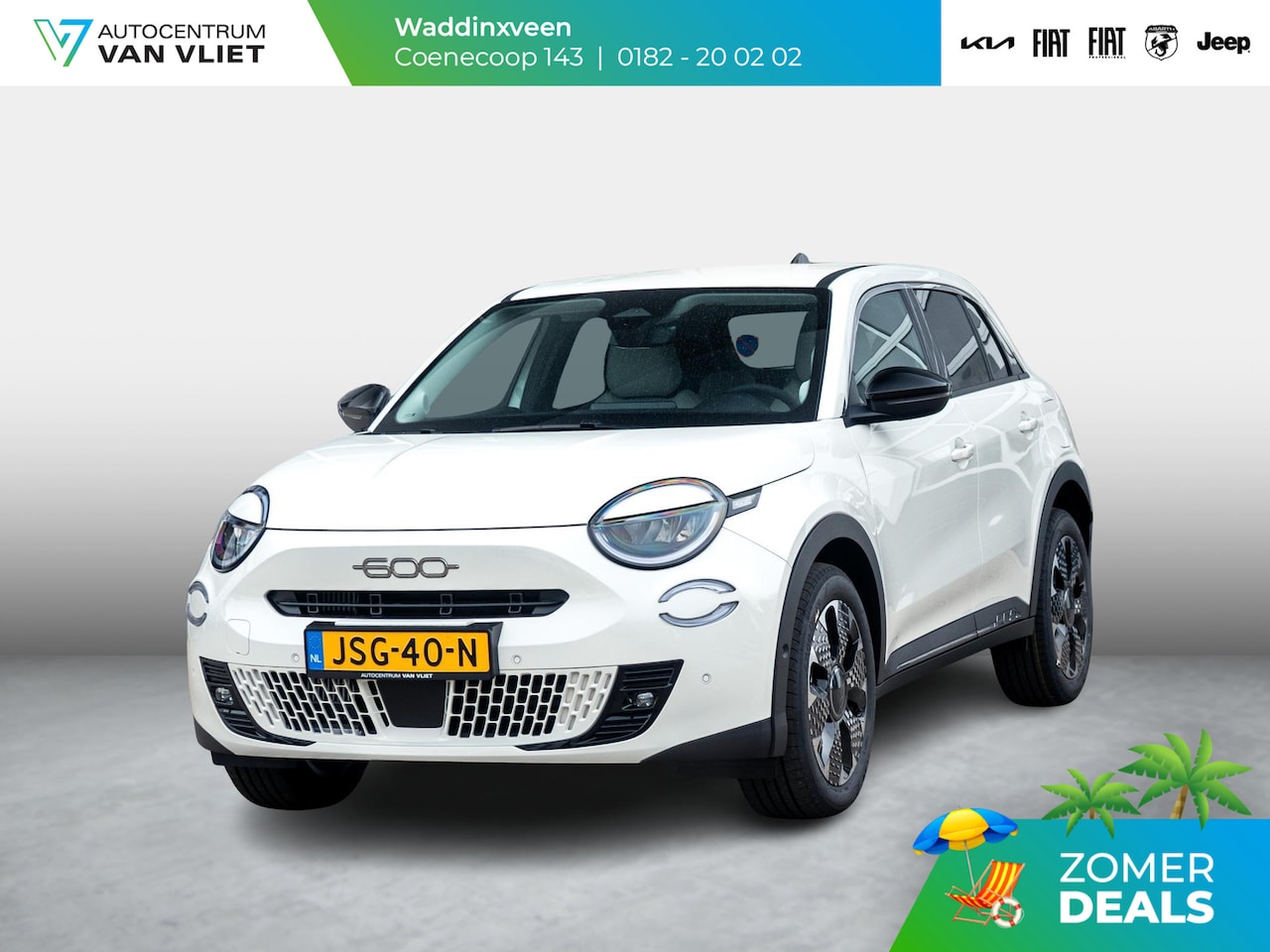 Fiat 600 - 1.2 Hybrid La Prima | 145 PK | Apple Carplay | Camera l El. Stoelen l Stoelverwarming - AutoWereld.nl