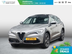 Alfa Romeo Stelvio - 2.0 Turbo Aut. AWD 200pk Super | Schuif/Kantel dak | Trekhaak | Leder | Navi | Elek. Stoel