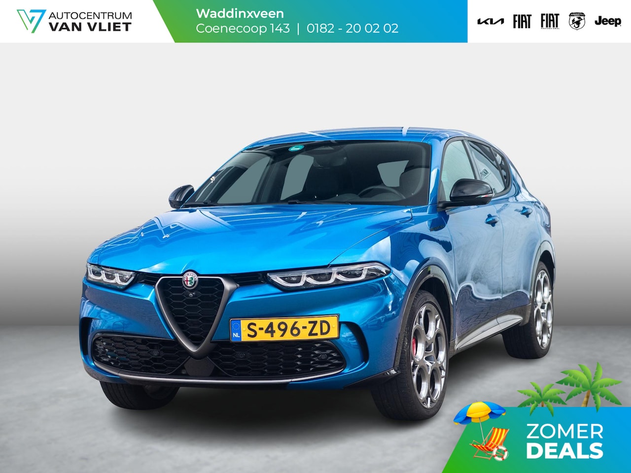 Alfa Romeo Tonale - Plug-In Hybrid Q4 280pk Edizione Speciale | Technology Pack | Winter Pack | Blu Misano - AutoWereld.nl