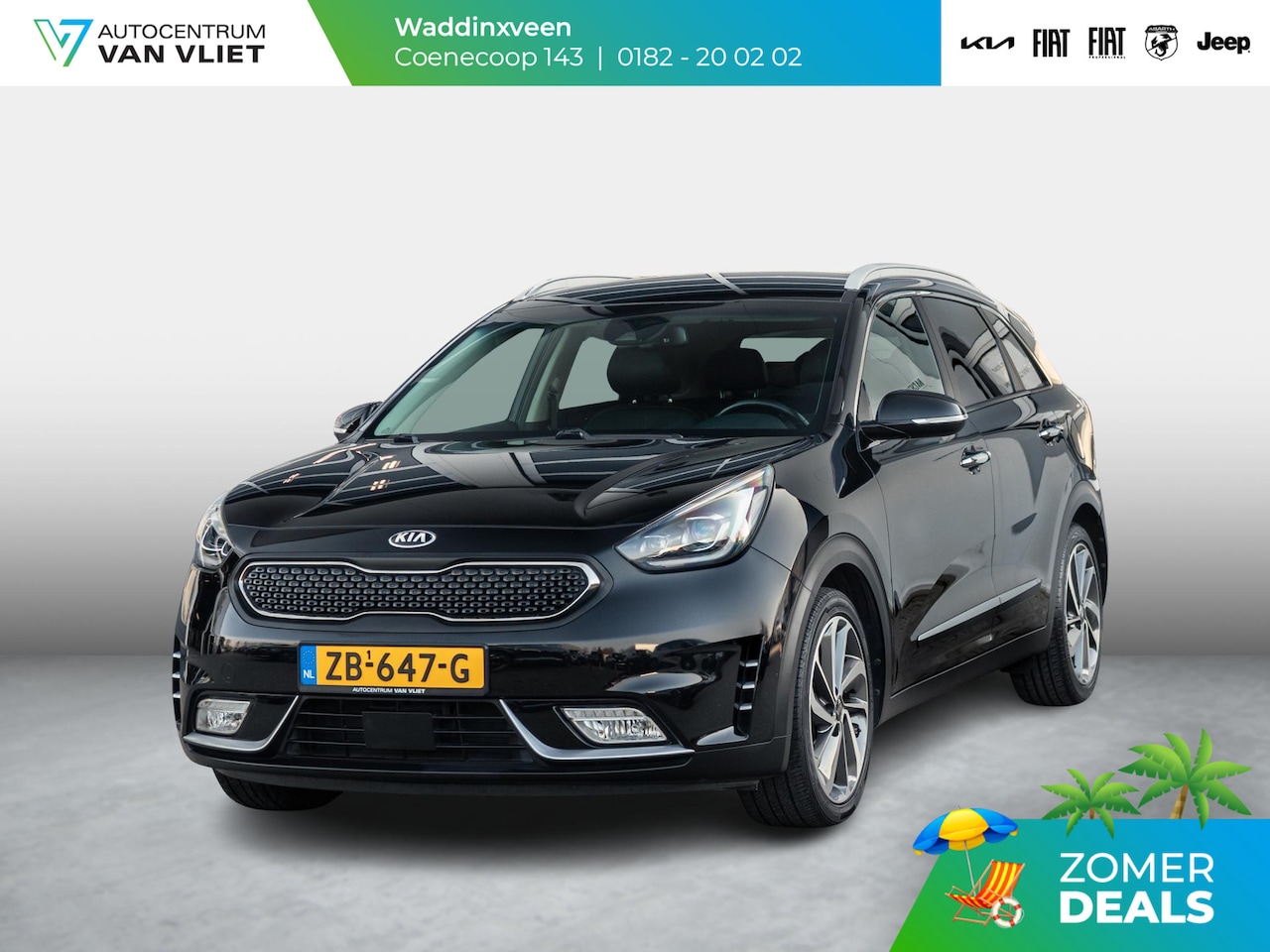 Kia Niro - 1.6 GDi Hybrid ExecutiveLine l lederen bekleding l stoelverwarming en ventilatie l El. Ver - AutoWereld.nl
