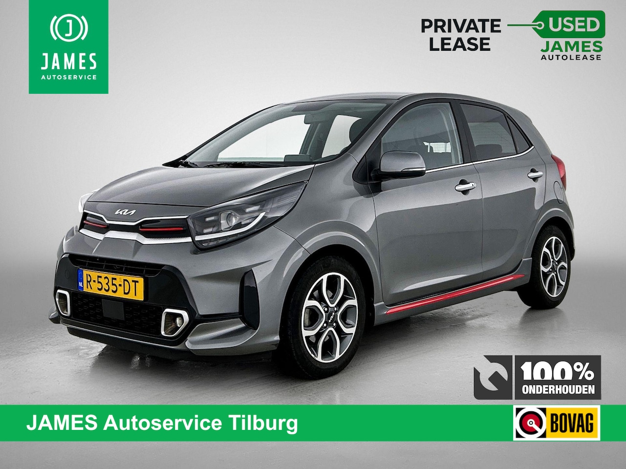 Kia Picanto - 1.0 GT-Line CAMERA | LEER | NAVI | 15"LMV - AutoWereld.nl