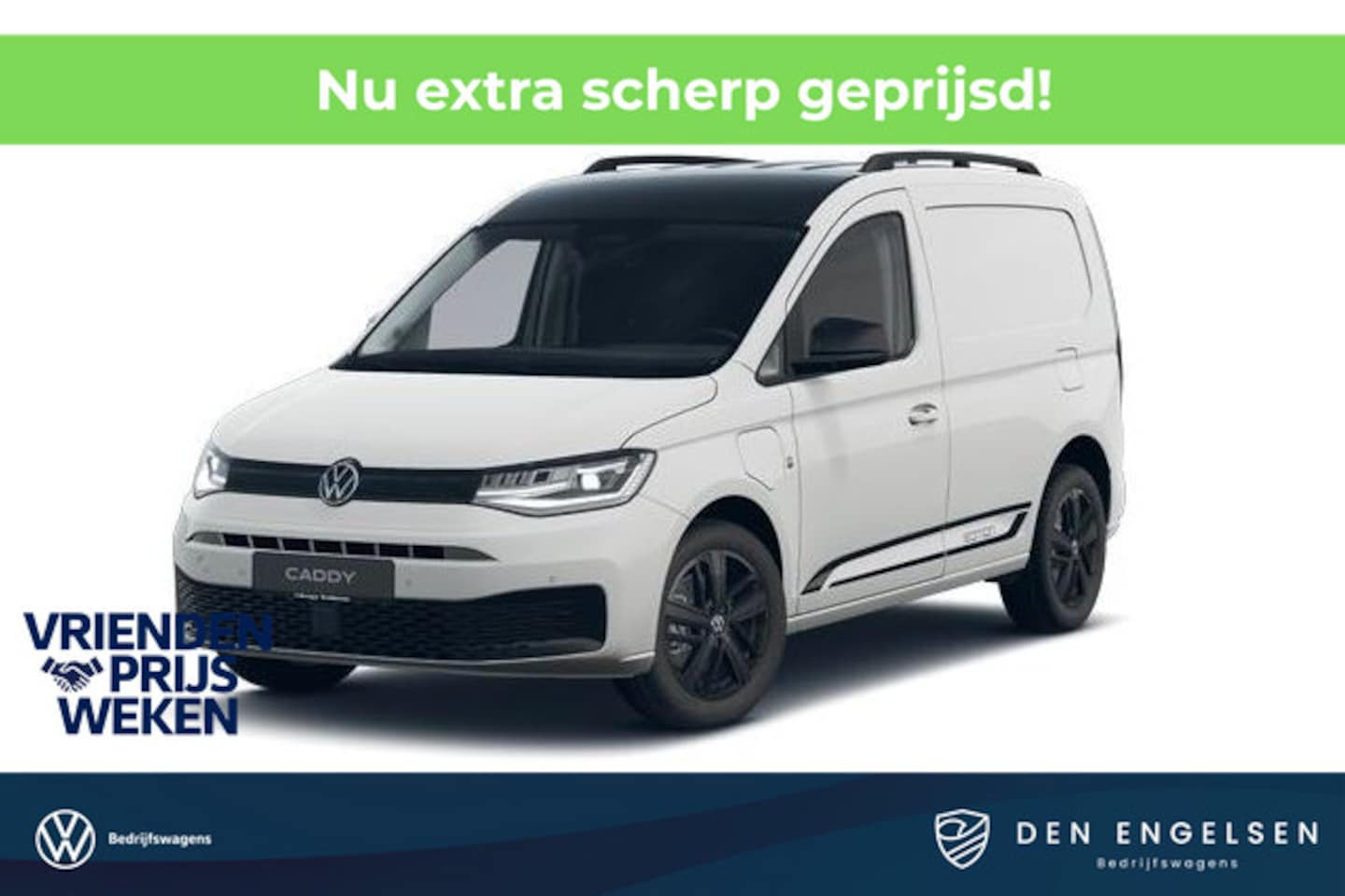 Volkswagen Caddy Cargo - 1.5 TSI Hybride DSG Limited Edition, Climatronic, Achterdeuren zonder deuren, App connect - AutoWereld.nl