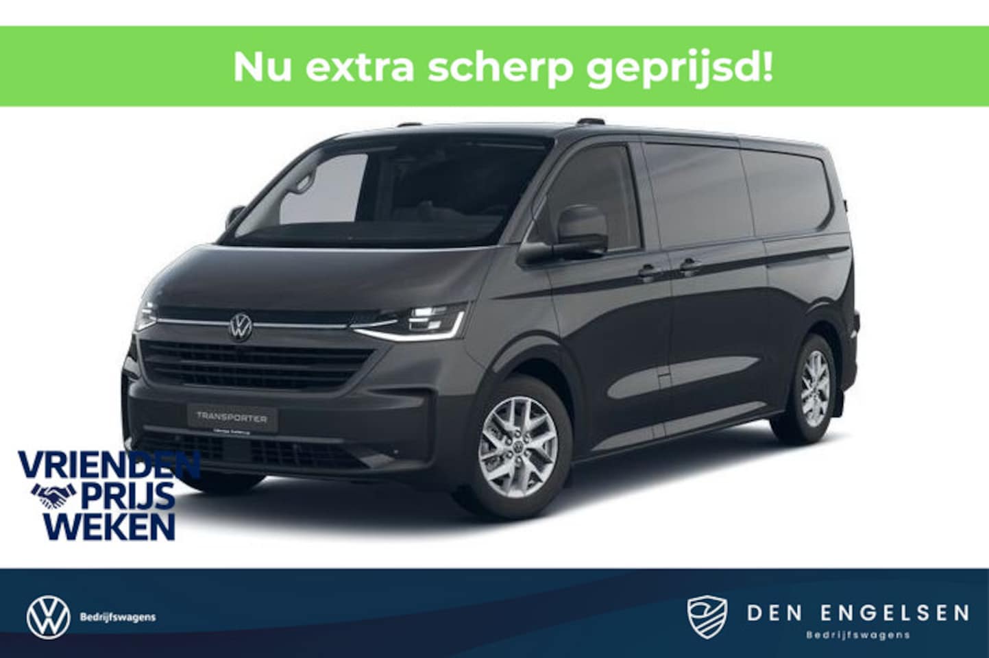 Volkswagen Transporter - 2.5 eHybrid L2H1 32 Bulli 2.5 eHybrid L2H1 32 Bulli, IQ LED, Climatronic, Schuifdeur links en rechts met sluithulp, - AutoWereld.nl
