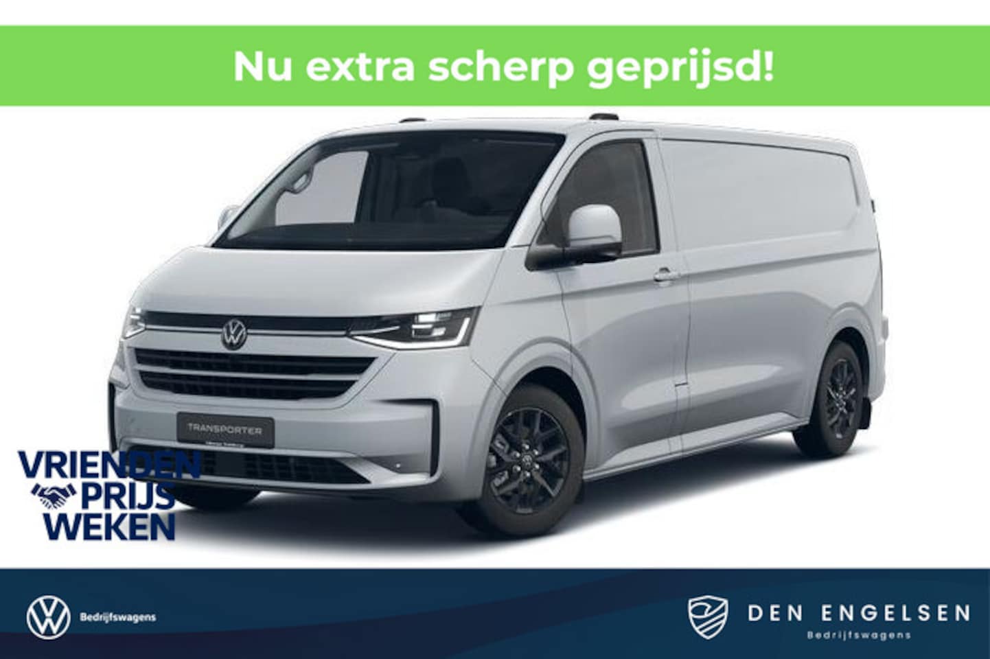 Volkswagen e-Transporter - 34 L2H1 Bulli 218 pk AUT., Climatronic, Alarm, 17" Lichtmetalen velgen, Achterdeuren zonde - AutoWereld.nl