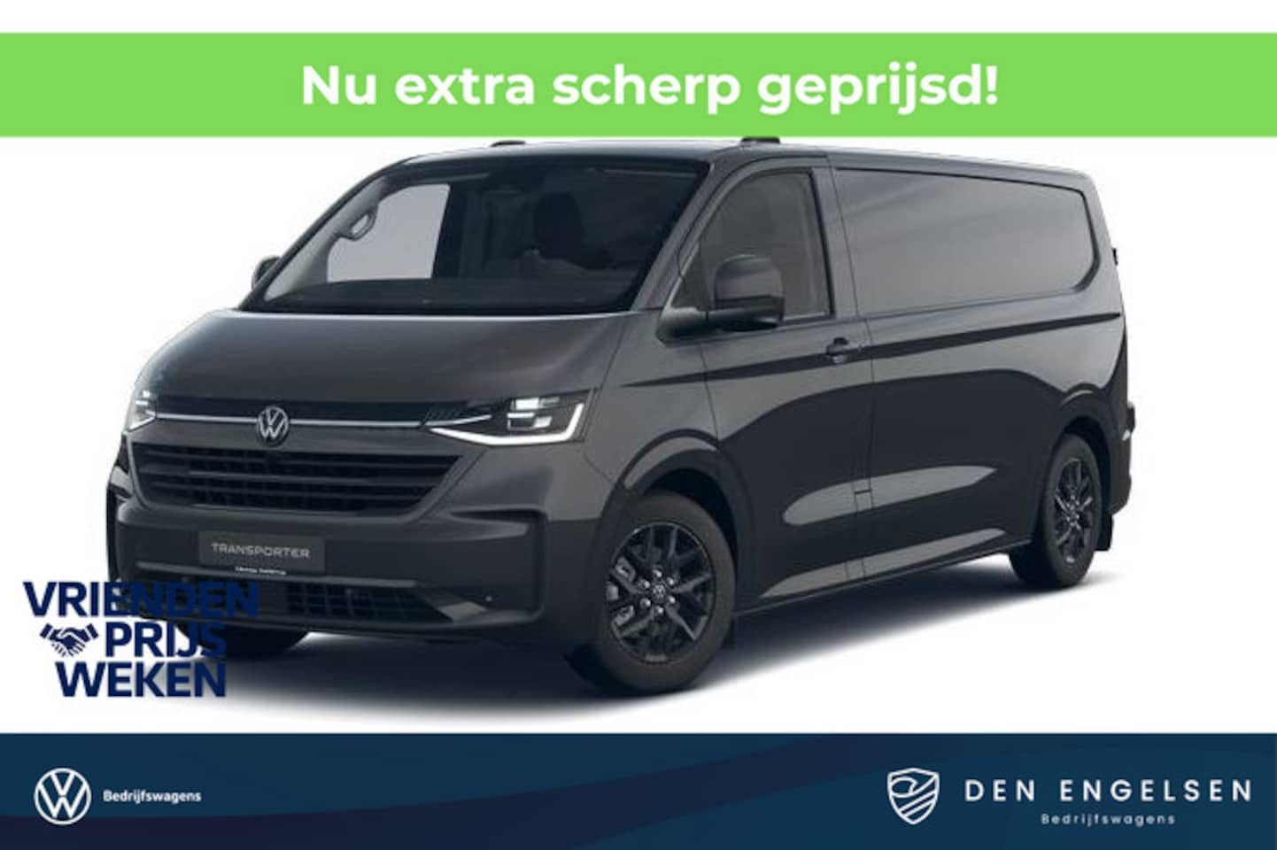 Volkswagen e-Transporter - 34 L2H1 Bulli 218 pk AUT., Climatronic, Alarm, 17" Lichtmetalen velgen, Achterdeuren zonde - AutoWereld.nl