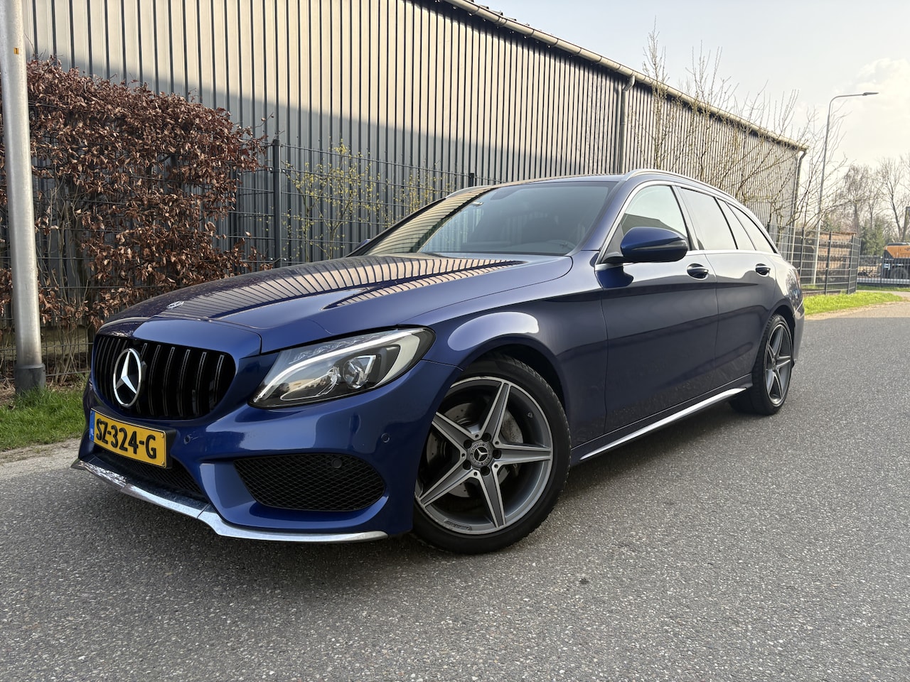 Mercedes-Benz C-klasse Estate - 180 AMG Sport Edition / AUTOMAAT / BURMESTER / NAVI / CRUISE / LEER - AutoWereld.nl