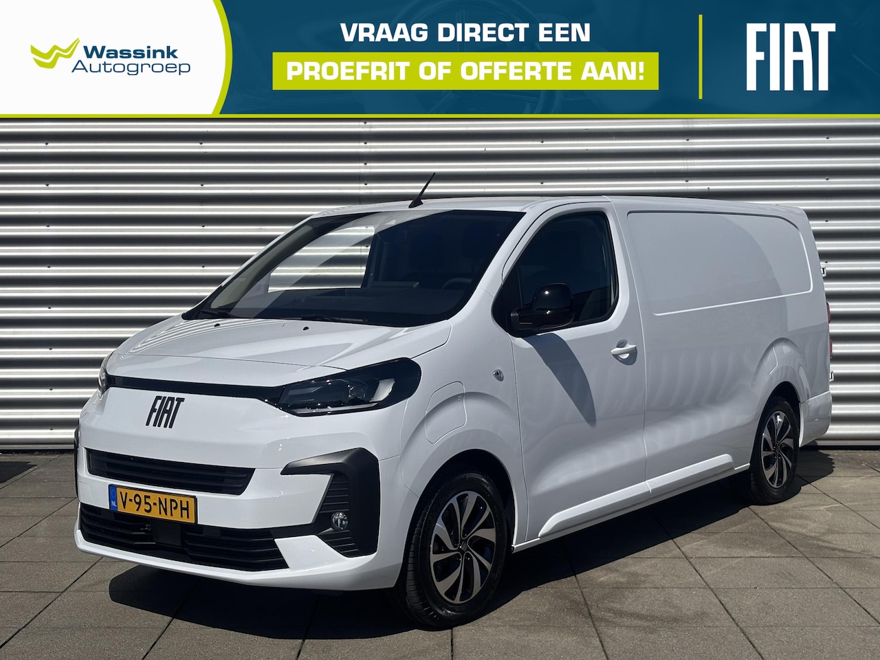 Fiat E-Scudo - L3 75 kWh 17" lichtmetalen velgen | City Pakket | Exterieurpakket | Full Eco LED koplampen - AutoWereld.nl
