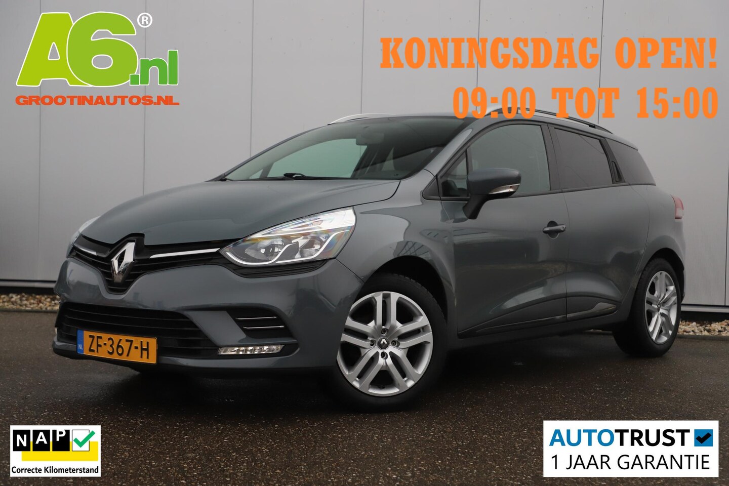 Renault Clio Estate - 0.9 TCe Zen Navigatie Airco Cruise Control Carplay Android LED - AutoWereld.nl