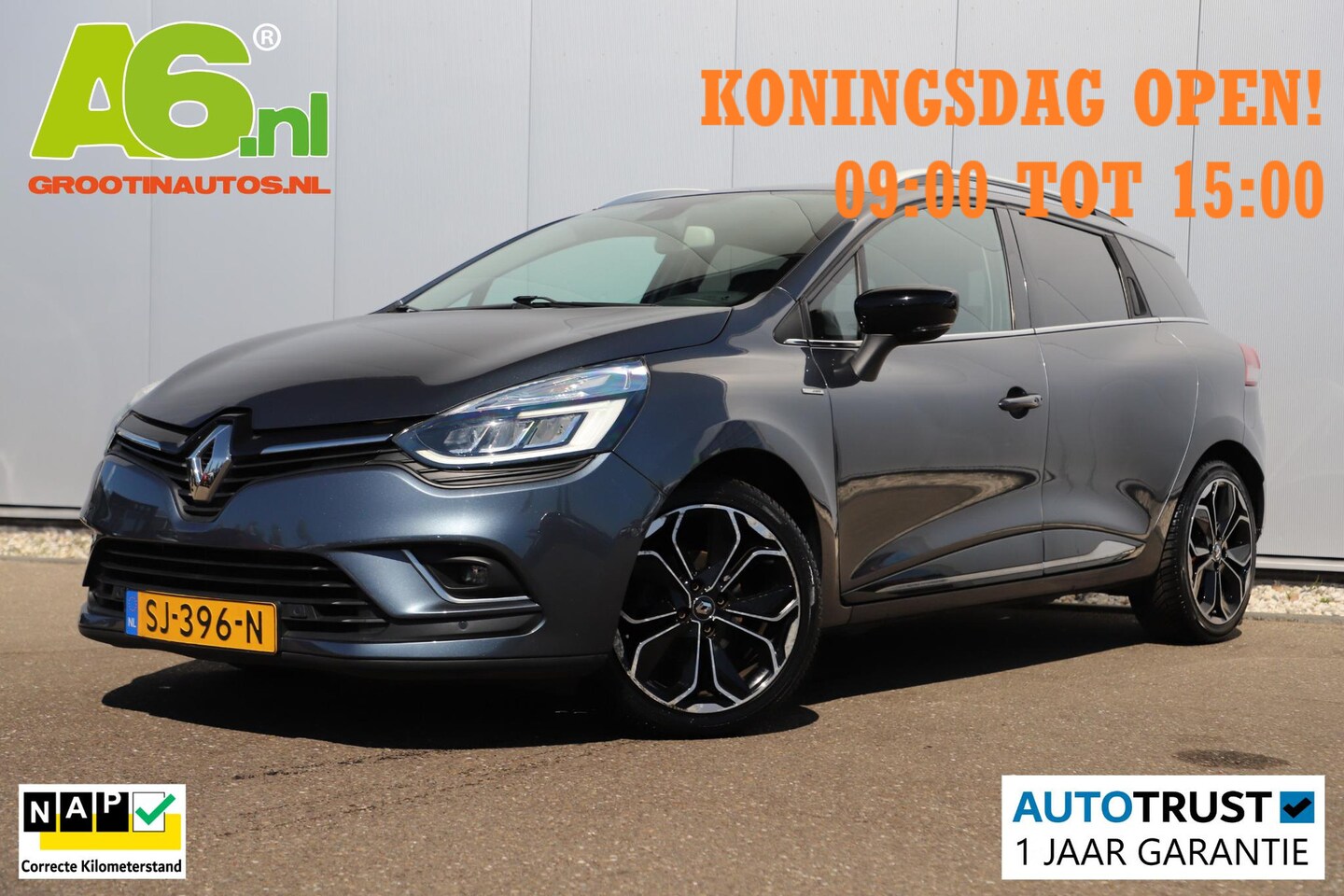 Renault Clio Estate - 0.9 TCe Bose Navigatie Achteruitrijcamera Clima Cruise Full LED - AutoWereld.nl