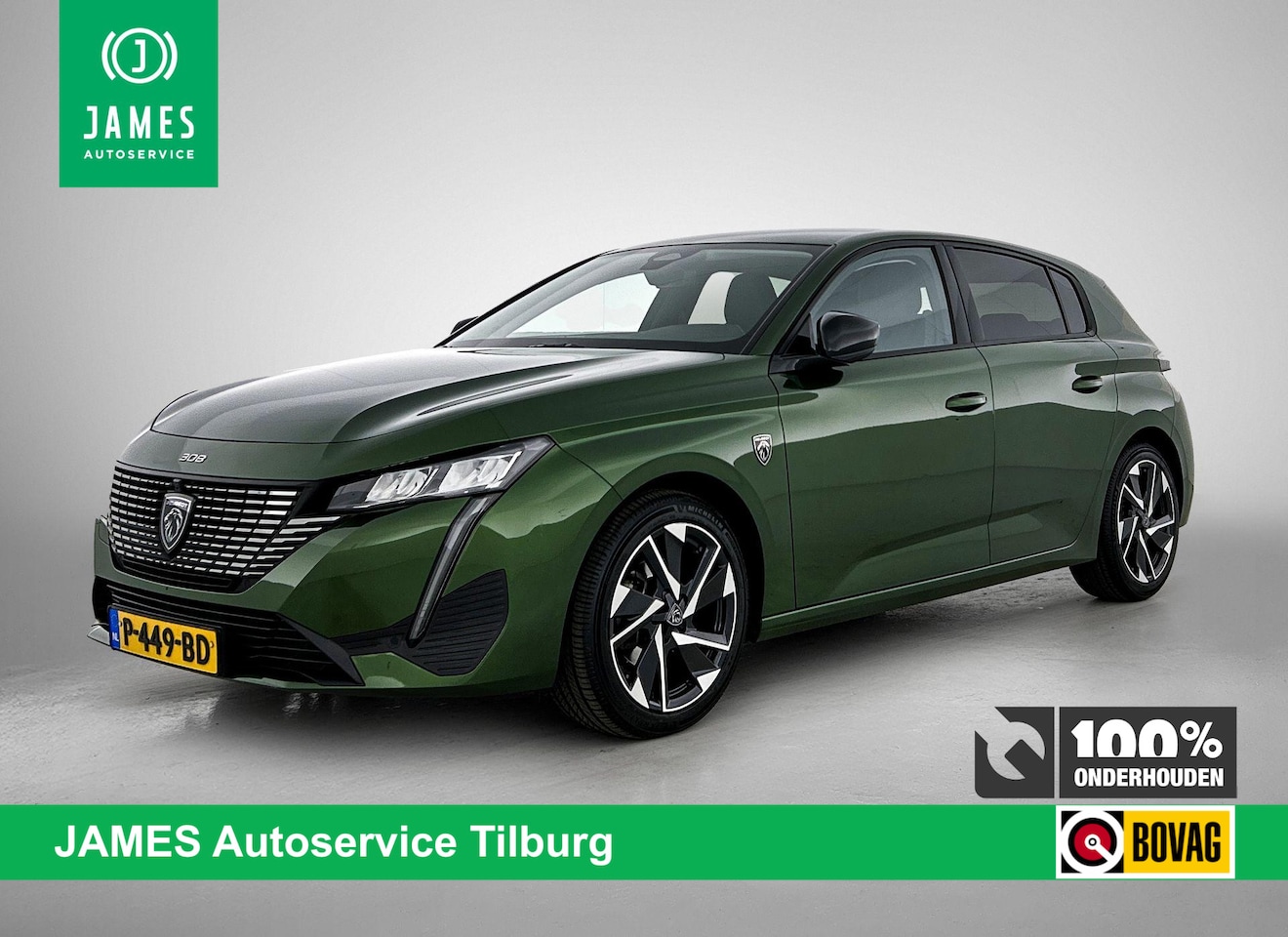 Peugeot 308 - 1.2 130pk Allure Pack Business 360° CAMERA | CARPLAY & NAVI | AD-CRUISE | STOF-LEER - AutoWereld.nl