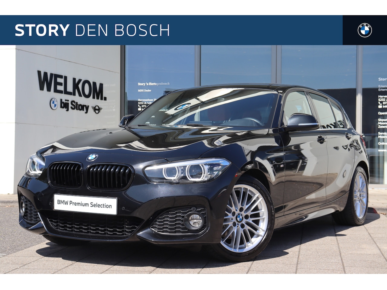 BMW 1-serie - 120i High Executive M Sport Automaat / Sportstoelen / M Sportonderstel / Cruise Control / - AutoWereld.nl