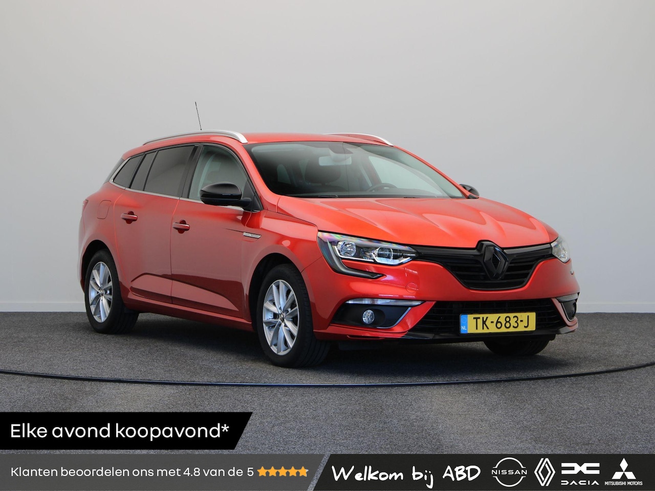 Renault Mégane Estate - dCi 110pk Eco2 Limited | Navigatie | Cruise Control | Climate Control | Verwarmde voorstoe - AutoWereld.nl