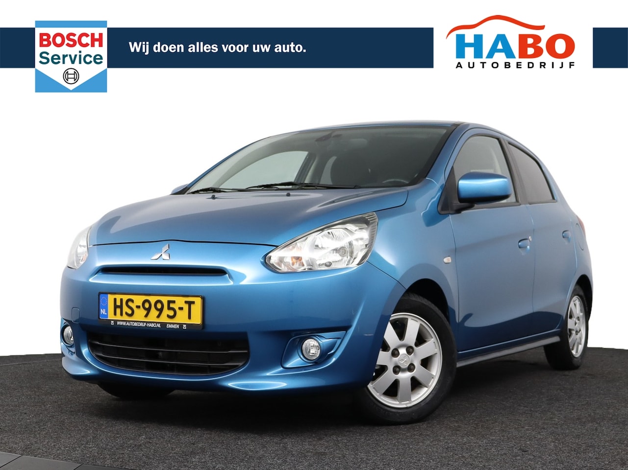 Mitsubishi Space Star - 1.0 BRIGHT ECC/REGEN.SENS/TREKHAAK/LMV/45.000KM!! - AutoWereld.nl
