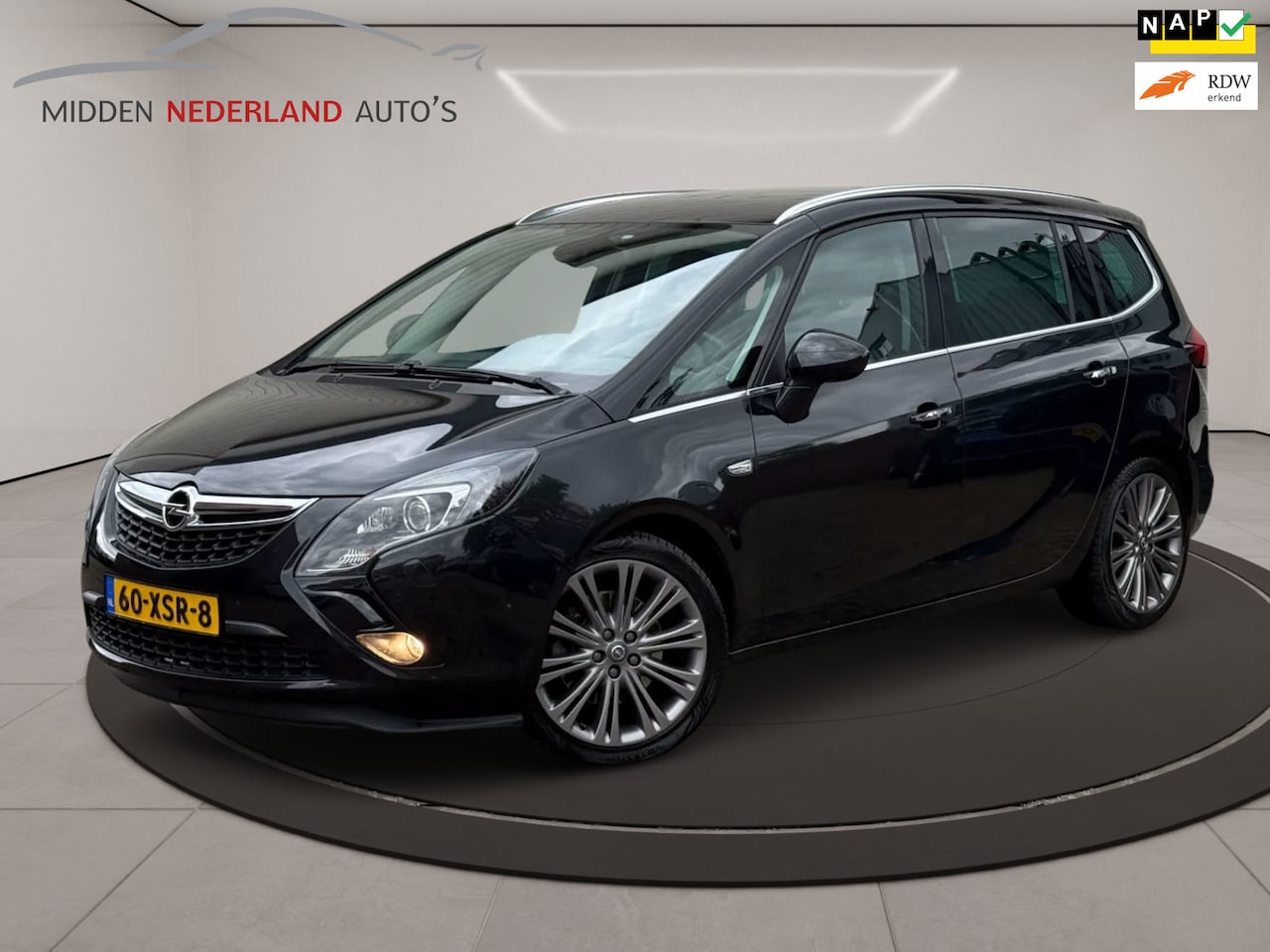 Opel Zafira Tourer - 2.0 CDTI Cosmo 7p.* AUTOMAAT * LEER * TREKHAAK * APK 2027 * - AutoWereld.nl
