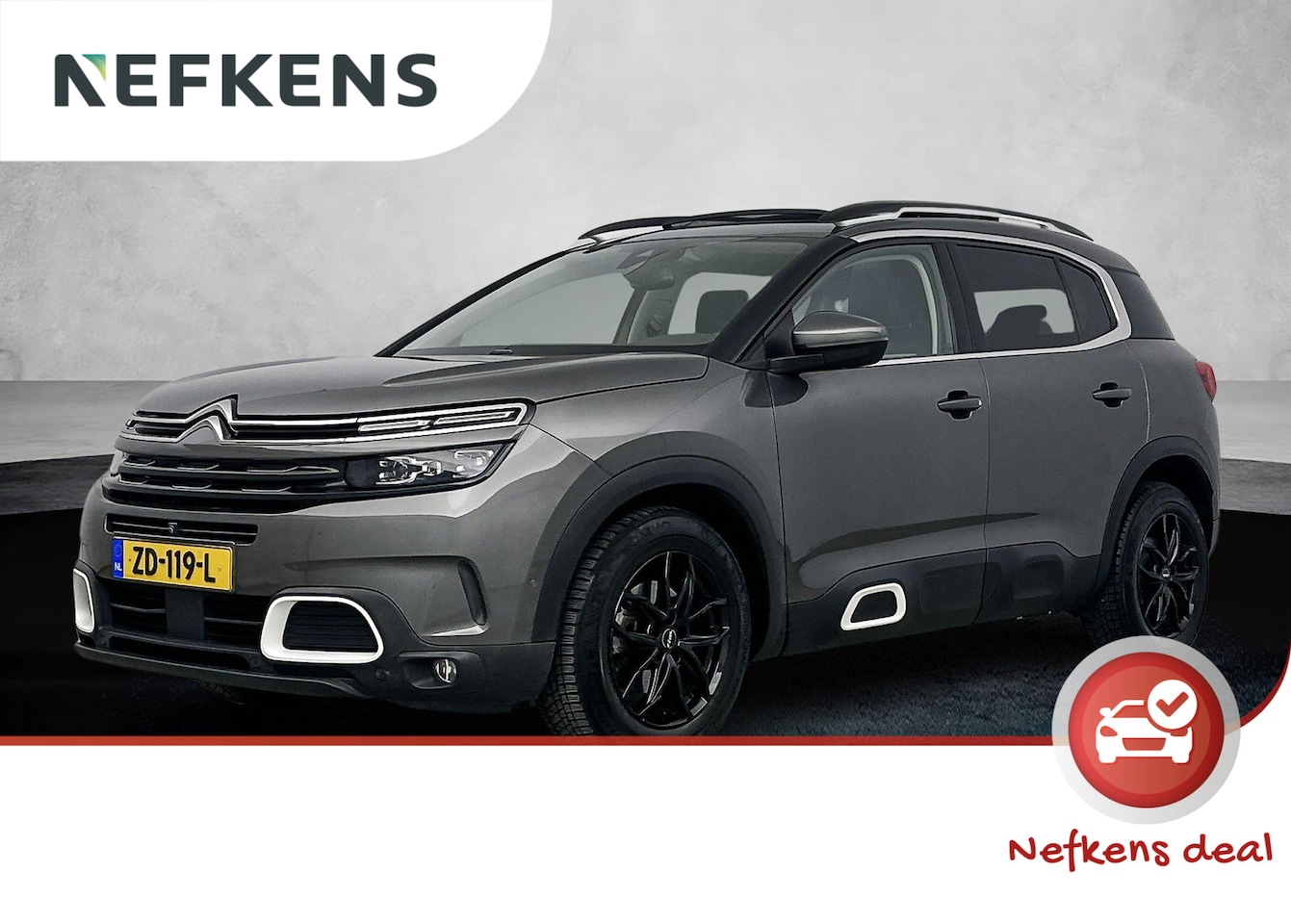 Citroën C5 Aircross - 1.6 PureTech Shine | Draadloze telefoonlader | Panoramisch schuif-/kanteldak | Elektrische - AutoWereld.nl