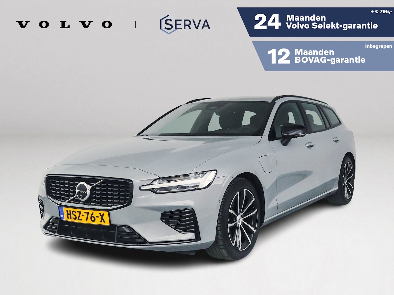 Volvo V60 - T6 Plug-in hybrid AWD Plus Dark | SOH 100% | 360° camera | Harman Kardon | Stoel- en Stuur - AutoWereld.nl
