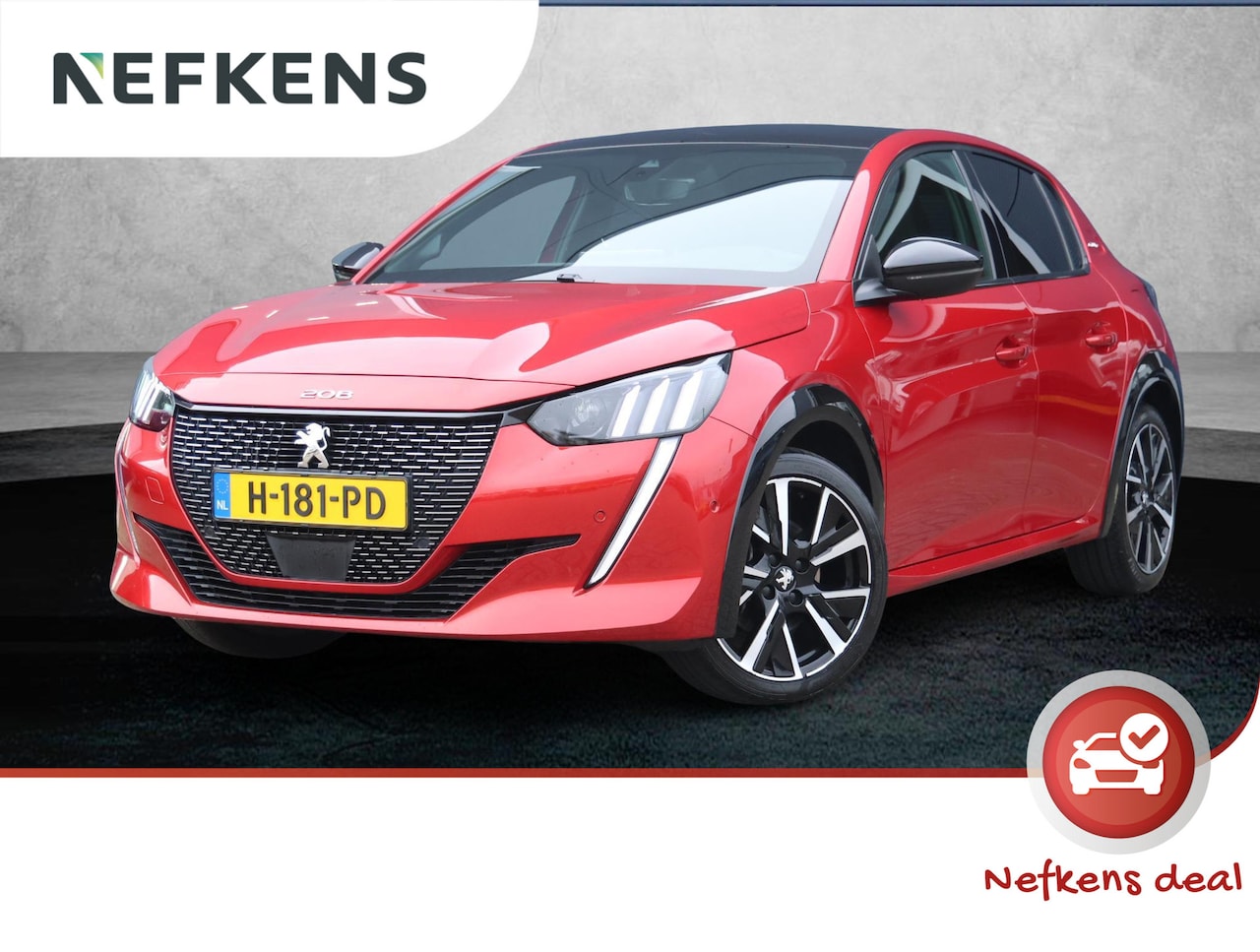 Peugeot 208 - 1.2 PureTech GT-Line 1ste Eigenaar | Panorama dak | Nappa Leer UNIEK | 17" LMV | Apple Car - AutoWereld.nl